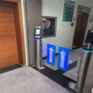 ACS AUTO supermarché Double/simple mouvement balançoire barrière tourniquet porte technologie de reconnaissance des visages acier inoxydable IP54 - Product Image 6