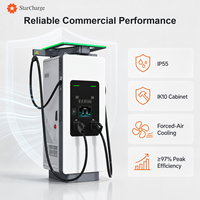 Cargador Comercial StarCharge Titan V4 CCS2 de 240kW, 280kW y 320kW para Distribuidores y Suministro de Proyectos Regionales