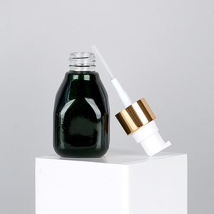 Lotion <b>Bottle</b> Glass <b>Bottle</b> Customized Cosmetics 30ml 150ml Container <b>Empty</b> With Pressing Pump Head Different Metal <b>Bottle</b> Caps - Product Image 5