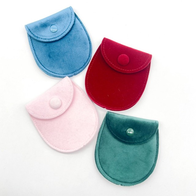 Wholesale Luxury Microfiber Jewelry Packaging Bag Custom Velvet Small Jewellery Envelope Pouches With Logo