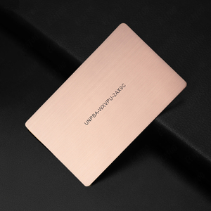 Chip thông minh Kim Loại thẻ VIP | NFC kích hoạt Laser in thẻ kinh doanh khoảng trống với logo - Product Image 6