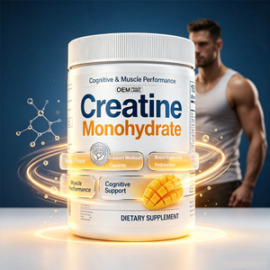 Creatina Monohidrato en Polvo con Sabor a Mango, Personalizable OEM, Suplemento Deportivo para Apoyar la Energía Física en Tabletas - Product Image 1