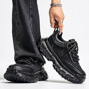 נעלי ספורט מיושנות מעור לגברים נעלי ספורט מזדמנים מעור זמינות בסגנונות שונים כדי להתאים לטעמים שונים - Product Image 6