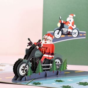 Carte de vœux de Noël 3D avec train pop-up et enveloppe - Product Image 4