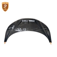 1016 pièces de couverture de capot de moteur de voiture en Fiber de carbone brillant de Style 3K pour capot de moteur de voiture Audi R8