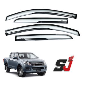 Visera deflectora de viento para ISUZU <span class=keywords><strong>DMAX</strong></span>, visera de protección contra la lluvia, doble tono, color negro, venta directa de fábrica, nuevo - Product Image 5