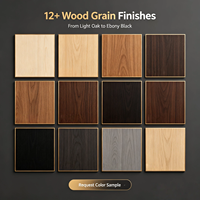 Panneaux muraux en plastique à grain de bois 3D DINGTU, surface rainurée, faciles à installer pour la décoration intérieure de chambre - Conception à emboîtement, garantie 5 ans