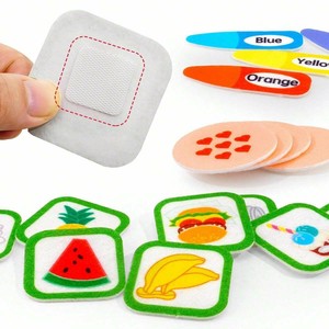 Libro occupato <span class=keywords><strong>gioco</strong></span> da tavolo per il bambino multifunzione Montessori giocattolo sensoriale di base capacità di apprendimento bordo feltro occupato tavola per i bambini - Product Image 4
