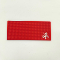Tapis de Coiffure en Silicone Réutilisable Écologique Résistant à la Chaleur avec Texture à Pois et Logo Ciseaux – Organisateur pour Outils de Barbier