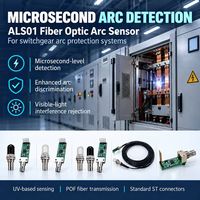 Capteur de surveillance d'arc électrique pour la protection des appareils de commutation et des transformateurs, détection UV optique RS485 Modbus, haute sensibilité