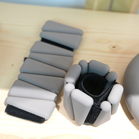 Bracelets lestés en silicone réglables à aimant haute résistance, poids pour poignets et chevilles, pour femmes et hommes, yoga, pilates, entraînement
