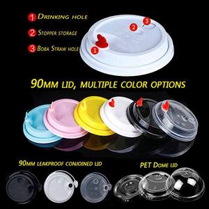 Logo d'impression personnalisé d'usine Gobelets en plastique Boba Tasse à thé à bulle épaisse et dure 16oz 24oz Jus Smoothie <span class=keywords><strong>Café</strong></span> glacé Tasse en plastique avec couvercle - Product Image 6