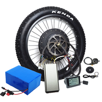 Kits de conversion de vélo électrique DIY les plus rapides 72V 8000W 5000W, option grande batterie 19 pouces 21 pouces, kit de conversion de vélo électrique 2000W à vendre