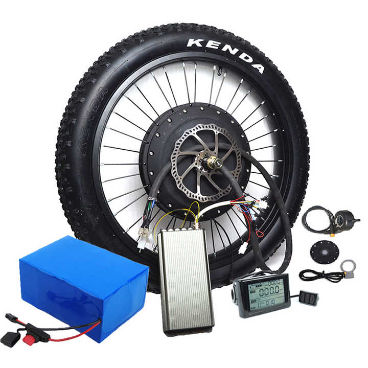 Fastest DIY 72v 8000w 5000w Ebike Conversion Kits 19INCH 21INCH Big Battery Option 2000w Ebike Conversion Kit for Sale