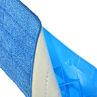 Esun Meilleur prix Tampon de vadrouille plat en microfibre à séchage rapide Tête de vadrouille de nettoyage domestique remplaçable avec poteau en aluminium