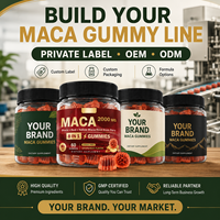 Gummies de Maca Direct Usine pour Femmes et Hommes 2000mg Pamplemousse Sans Sucre Racine de Maca Péruvienne Supplément Énergie et Endurance