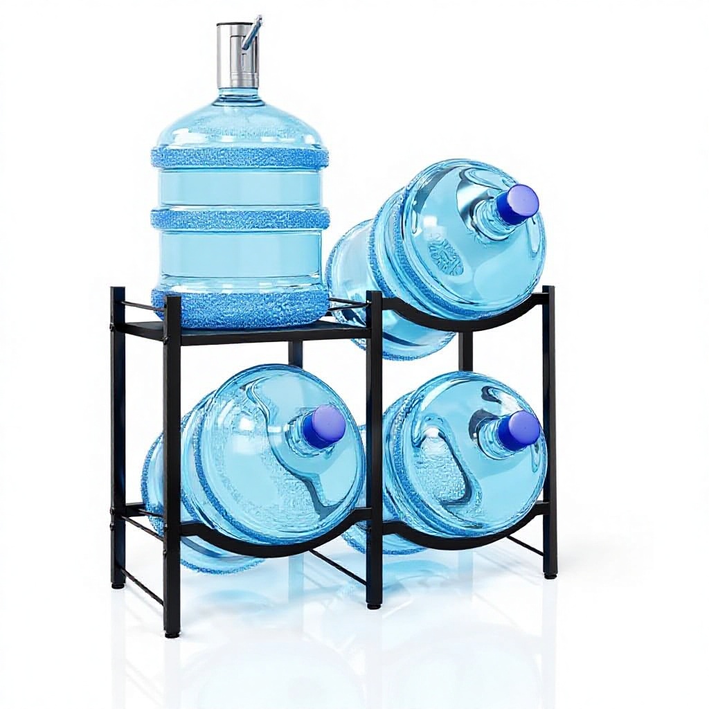Porte-bouteille d'eau de 5 gallons, support robuste pour
