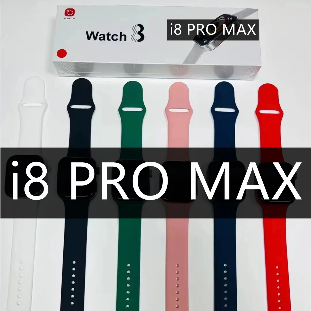 新製品i8ProMaxスマートウォッチシリーズ7心拍数モニタリングECGワイヤレス充電I8proMax iwo15 Hiwatch APP Watch 8