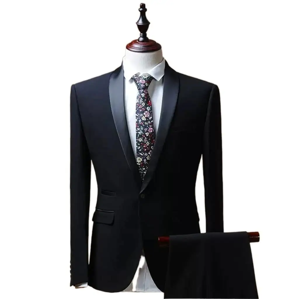 Body Suit Groom Wedding Korean Style Best Man Suit Men's Summer Dress