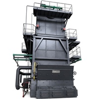20T/jam Sirkulasi Alami Tinggi Horizontal Chain Grate Biomassa Kayu/Pellet Berbahan Bakar Batubara Otomatis Industri Boiler Air Uap
