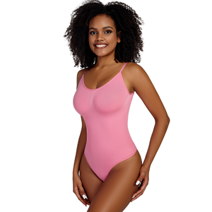 厂家直销压缩塑身衣腰部丁字裤连身衣支架加大码塑身衣压缩紧身衣 - Product Image 3