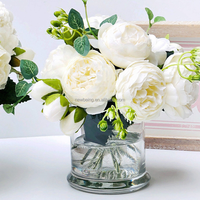 Vases floraux en acrylique transparent modernes Centres de table floraux imperméables pour les friandises de table de mariage ou la décoration intérieure