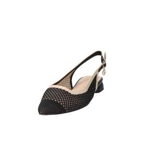 Sandalias Gold & Gold Donna con Tira Trasera, Tacón Plano de 2 cm, Color Negro Beige, Talla 36 - Product Image 5