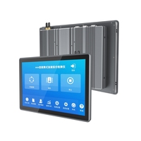 Moniteur tactile industriel étanche-PC à écran tactile capacitif pour l'automatisation d'usine, le panneau de commande HMI et le kiosque extérieur