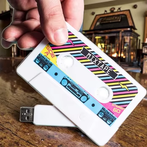 Mới lạ Tiện Ích Nhà máy trực tiếp Retro OEM USB <span class=keywords><strong>Flash</strong></span> Drives Cassette <span class=keywords><strong>Flash</strong></span> Disk cho đám cưới quà tặng sinh nhật - Product Image 5