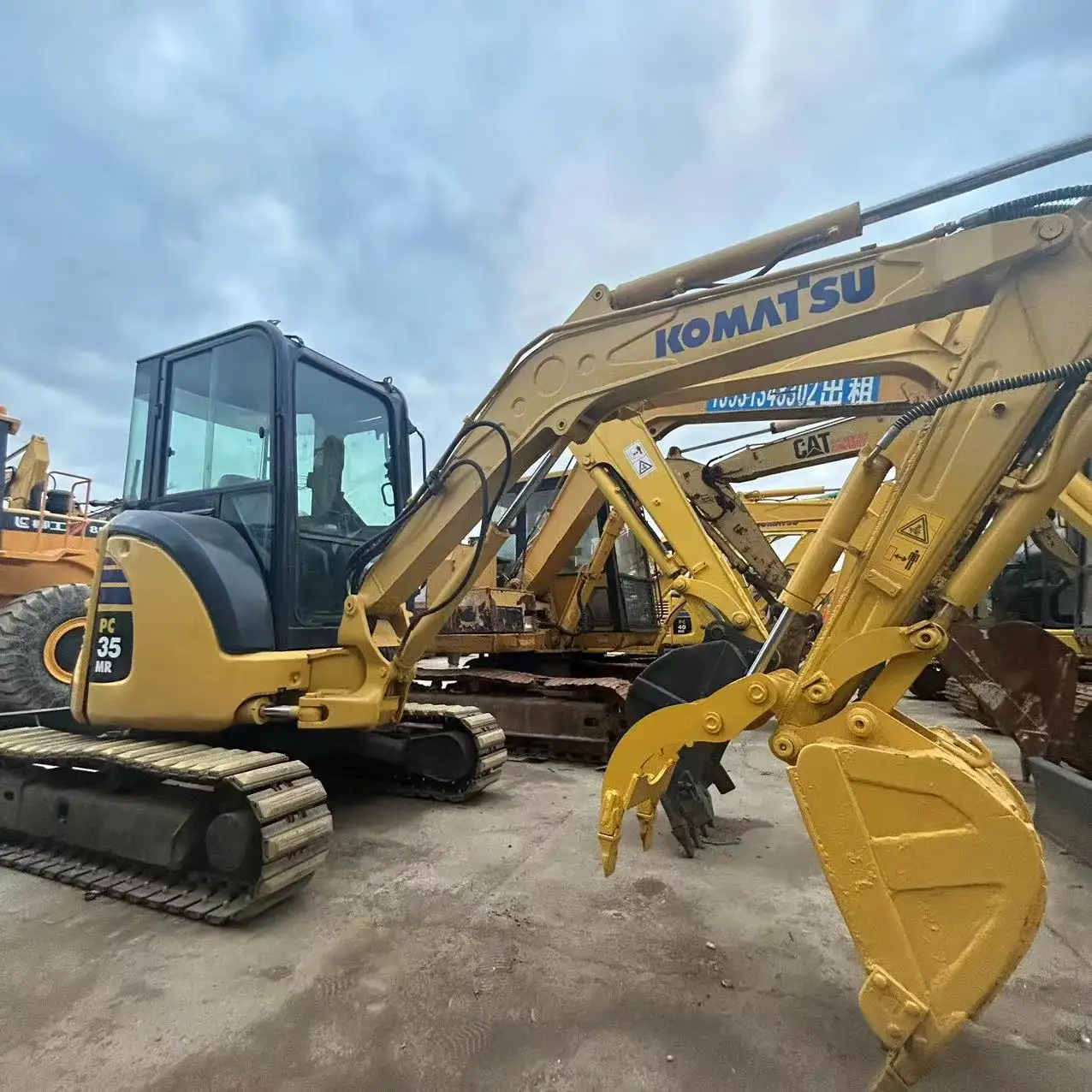 Pc35mr Komatsu ikinci el araç Komatsu PC55MR2 Mini ekskavatör Komatsu inşaat makineleri ile iyi durumda en iyi fiyat