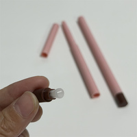 Tube vide rétractable minimaliste en plastique avec taille-crayon pour crayon à sourcils, eye-liner et crayon à lèvres