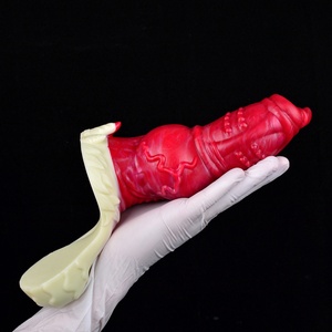 Dildo para Perros NNSX con Testículos Grandes, Pene Artificial de Animal para Estimulación Vaginal, Clítoris y Punto G, Juguetes Sexuales para Mujeres - Product Image 3