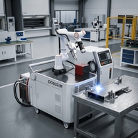 Robot de soudage laser collaboratif DONSIN, machine de soudage cobot à haute efficacité, excellente qualité de soudure, prix, protection IP54/IP66