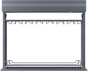 ตู้เก็บแก้วไวน์อัจฉริยะ Particle Smart Cabinet พร้อมชั้นวางแบบดึงออกได้ สวิตช์สัมผัส อลูมิเนียม สแตนเลส ป้องกันฝุ่น รุ่น J256-900 สวิตช์แบบสัมผัส - Product Image 5