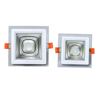Nouveauté 15W 20W 30W Spot LED Lumière ponctuelle carrée COB LED Éclairage encastré profond Downlight Panneau lumineux rond