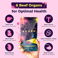 OEM/ODM Nikmati Kesehatan Kapsul Bubuk Superfood Alami Suplemen Organ Sapi Dewasa Penyeimbang Hormon Peningkat Energi 60
