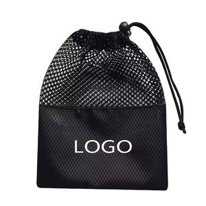 Small Mesh Net String <b>Storage</b> <b>Bag</b> Hot Sale Drawstring <b>Bag</b> for Gift Promotional Mesh <b>Laundry</b> <b>Bag</b> Wtih Custom Logo - Product Image 1