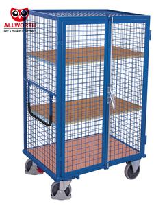 Milieuvriendelijke Heavy-Duty Grote Capaciteit Gaas Zijmandtrolley Uitgerust Met Lusvormige Handgrepen - Product Image 4