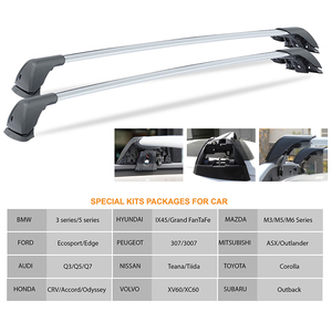 Barres <span class=keywords><strong>de</strong></span> <span class=keywords><strong>toit</strong></span> aérodynamiques à faible bruit pour Citroën <span class=keywords><strong>C4</strong></span> Picasso – Fixation supérieure spéciale - Product Image 2