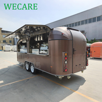Camion de restauration rapide WECARE personnalisé pour pizzas, tacos, saucisses grillées, hot-dogs, bretzels, chocolat, avec équipement de cuisine complet