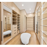 Système de placard en U avec étagères, tiroirs, rangement pour chaussures, organisation de placard, systèmes de placards sur mesure
