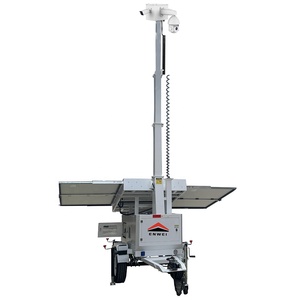 Système solaire portable haute fiabilité avec caméra HD pour surveillance d'entrepôt sur remorque - Product Image 5