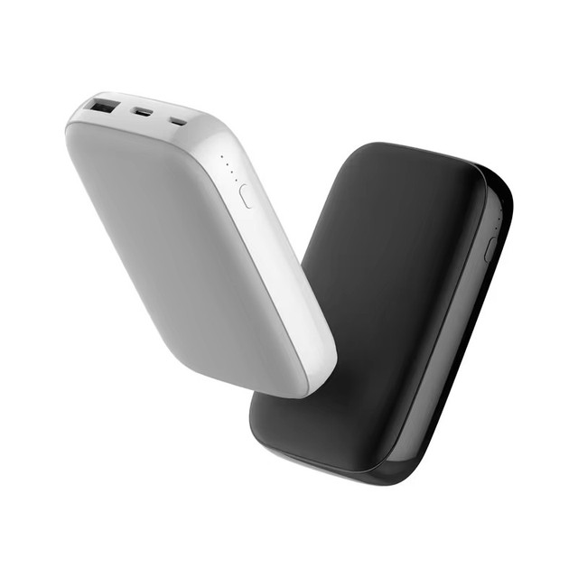 10000mAh PD20W Fast Charge Portable Power Bank with Micro USB Input LED Indicator Credit Card Size for Mobile Phones