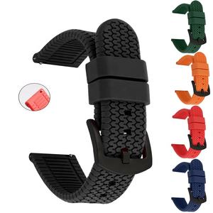 LAIHE-Bracelet de montre de sport en silicone pour <span class=keywords><strong>Gear</strong></span> <span class=keywords><strong>S3</strong></span>, 20mm, 22mm, 24mm, pour téléphone <span class=keywords><strong>Samsung</strong></span> - Product Image 1