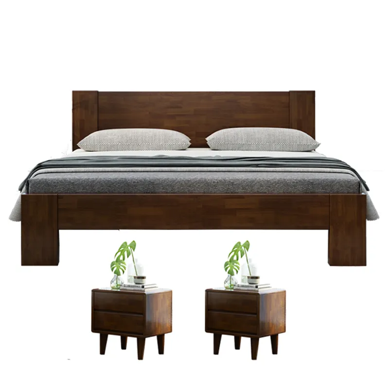 Conjuntos de quarto design moderno plataforma de madeira cama móveis para crianças ou adultos