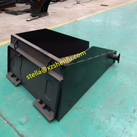 Bucket Mini Digger, Bucket Skid Steer Loader Bekas dengan Lebar yang Dapat Disesuaikan