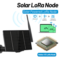 Heltec Meshtastic Répéteur Maille Réseau Lora Node Sx1262 Sx1276 Sx1278 Esp32 Module Lora Gateway Panneau Solaire Avec Batterie