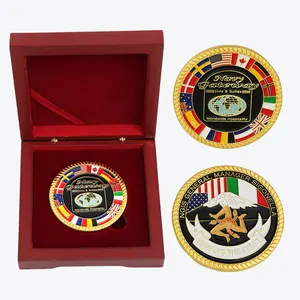 제조 금속 동전 맞춤 최소 주조 3D 빈 에나멜 유로 동전 해군 공군 기념품 도전 동전