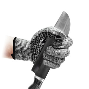 Guantes Resistentes a Cortes Junmu Nivel 5 con Palma Recubierta de Silicona Antideslizante para Fabricación Mecánica - Product Image 2