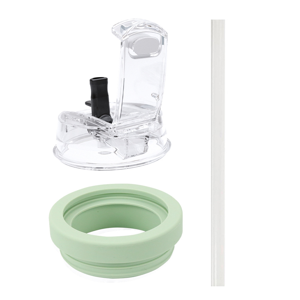 Couvercle double pour gobelet - Couleur verte - 30 oz